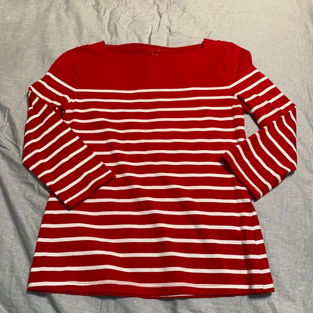 Red striped shirt